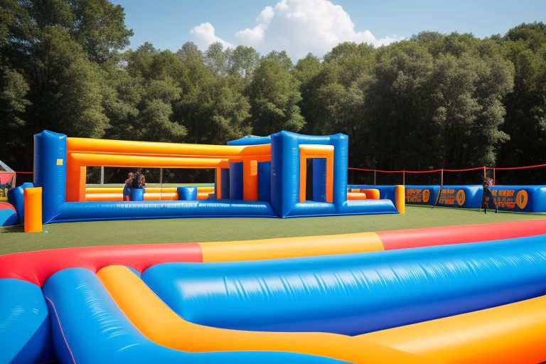 40 ft Inflatable Obstacle Course